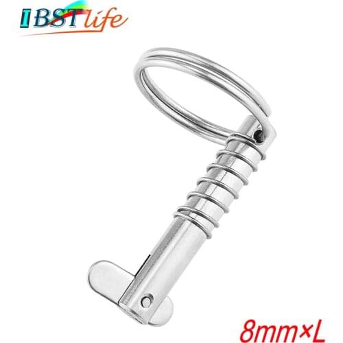 8mm Marine Grade 316 Stainless Steel Quick Release Pin for Boat Bimini Top Deck Hinge Marine hardware Boat