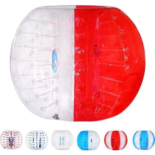 Free Shipping 1.2m Size 0.8 mm TPU Materia Bumper Ball Bubble Ball Use For Outdoor Play Sport Game Zorb Inflatable