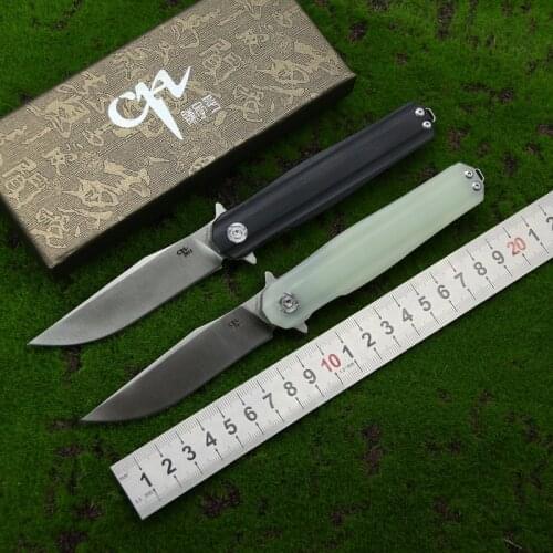 CH Knife 3505-G10 Flipper folding knife D2 blade G10 handle Outdoor camping hunting pocke fruit knives Survival EDC tools