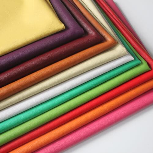 Soft Leather By The Meter Per for Upholstery Bag Sofa Seat Cover Small Lychee Pattern Artificial PU Waterproof Black White Diy