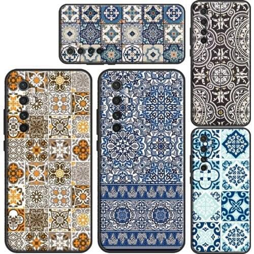 Moroccan Tile Case For Xiaomi Mi Note 10 Lite Mi 10 Ultra A3 9 SE 9T 10 Pro Max3 POCO X3 NFC F2 Pro F1