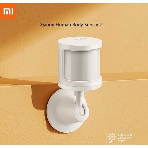 Original Xiaomi Human Body Sensor 2 Security Sensor Motion Transducer With Holder for Smart Home Work with Mijia APP Gateway