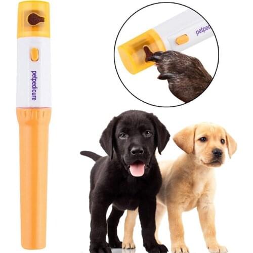 Pet Dog Cat Nail Grooming Grinder Trimmer Vlipper Nail File Kit Cat Electric Nail Dog Grinding Pedicure Tool Dog Nail Grinder E