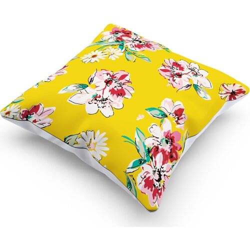 Horse Cushion Cover Flower Pillow Cover Living Room Sofa Car Throw Pillows Home Decoration Pillowcase 45*45cm 40*40cm