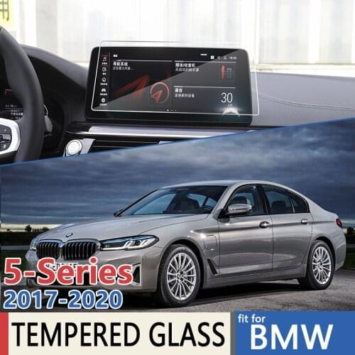 For BMW 5-Series 2017 2018 2019 2020 G30 G31 G38 MK7 Car Navigation Film Touch Full Screen Protector Tempered Glass Accessories