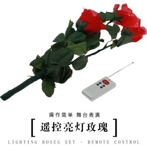 Magic props wishing tree lamp super bright rose /Remote control lights on roses