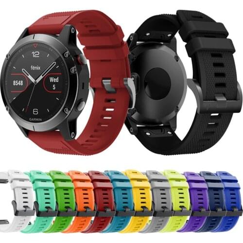 22mm Sport Watchband Strap for Garmin Fenix 5 5Plus/Fenix 6 6Plus Forerunner 935 945 Smart Watch Bracelet Silicone Wristband