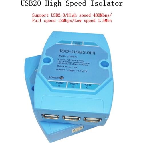 USB2.0 isolator 480Mbps high-speed isolation eliminates audio decoder common ground current sound 1 to 3
