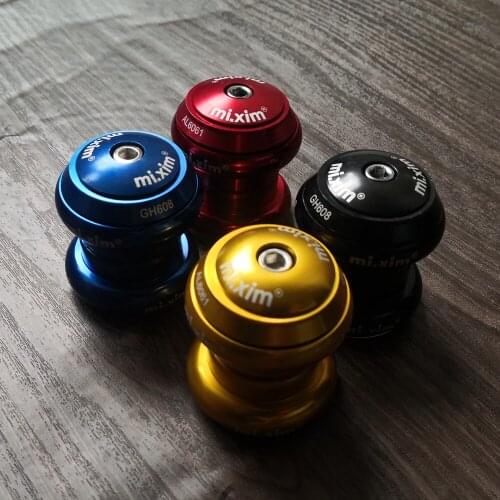 2021 New Aluminum 34mm Bicycle External Headset 4 Colors MTB Road Bike 28.6mm (1 1/8") Straight Steerer Fork Bearings Headset