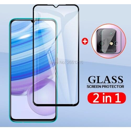 2 In 1 Back Camera Lens Film Screen Protector Protective Tempered Glass For Xiaomi Redmi 10X Pro 5G Redmi 10X 5G 4G