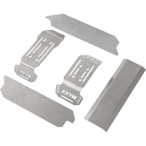 Stainless Steel Chassis Armor Protection Skid Plate for TRAXXAS Maxx 89076-4 1/10 RC Car Upgrade Parts Accessories