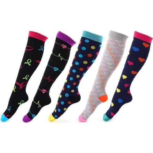 3pair Anyongzu Elastic Compression Socks Protector High Long Pressure Specialized Leg Women Middle Stretch socks