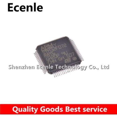 1 Pcs/Lot STM32F072R8T6 LQFP-64 MCU 32-bit ARM Cortex M0 RISC 64KB Flash 2.5V/3.3V 100% New&Original