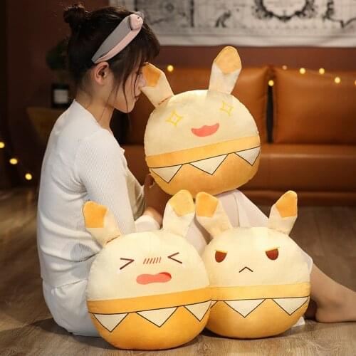 10/35/45CM Project Genshin Impact Anime Plushie Pillow Cushion Paimon Klee Barbara Cartoon Manga Stuffed Plush doll Gift