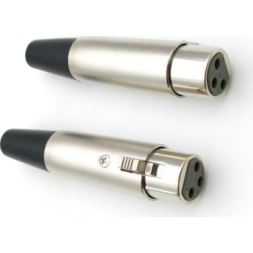 3 Pin XLR Female Jack Terminator Microphone Cable Connector wholesale New