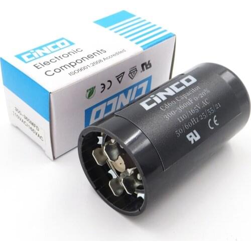 300-360uF 110V 125V 165V CD60 Motor Start Capacitors Motor Starting 300-360 mfd uf mf Compressor HVAC Electrolytic 110VAC 125VAC