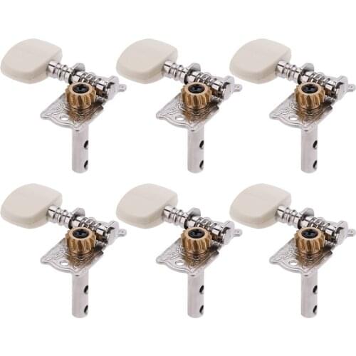 6pcs Acoustic Guitar String Tuning Peg Tuner Machine Head 3R+3L