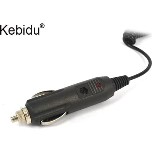 Kebidu Car Charger 3M 12V Car Cigarette Lighter Socket Plug Extension Power Cable Charger Adapter