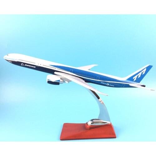 FREE SHIPPING 31CM BOEING LIVERY 777 METAL BASE RESIN MODEL PLANE AIRCRAFT MODEL TOY AIRPLANE BIRTHDAY GIFT