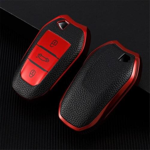 Car Key Case Protector Cover For DS DS4 DS5 Peugeot 3008 308 5008 Auto Key Holder Shell Accessories Car Styling Fashion Gift