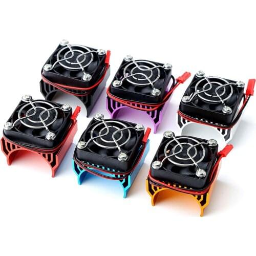 For HSP/HPI Himoto Redcat 540 3650 3660 3670 Motor Heat Sink Cover w/ Cooling Fan Heatsink RC Parts Brushless