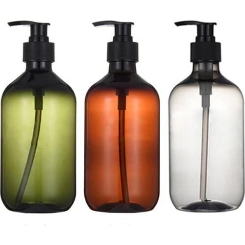 Liquid Soap Dispenser Facial Cleanser Organize Bottle Shampoo Shower Gel and Lotion Storage Bottles 500ml