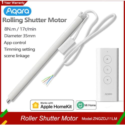 Xiaomi Aqara Rolling Shutter Motor 220v Zigbee Mi Home APP Remote Control Intelligent Timing Setting Smart Curtain Motor