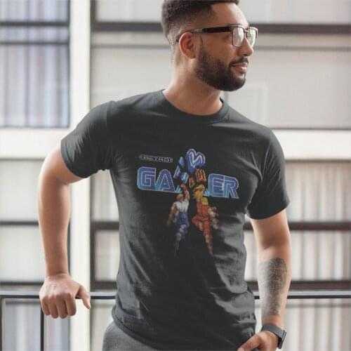 Streets Of Rage Genesis Vintage Game Mens T Shirt Leisure Tees Short Sleeve Round Collar T-Shirts 100% Cotton Big Size Tops
