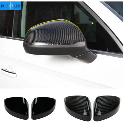 Pair for Audi A3 S3 8V RS3 Side Wing Mirror Covers Caps (Carbon Look) 2017 Replace 2015 2016 2018 2013 2014 2019
