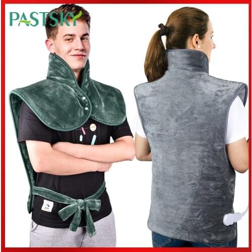 Electric Heating Pad Warmer Heated Mat Large Thermal Blanket Wrap Shoulder Neck Back Heating Shawl Pain Relief 60*90cm 100cm