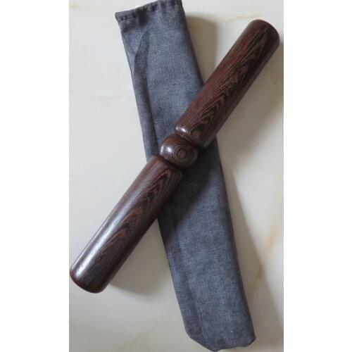 Wenge tai chi ruler Wooden rods Massage stick solid wood fitness bar martial arts sticks 30*4.2cm