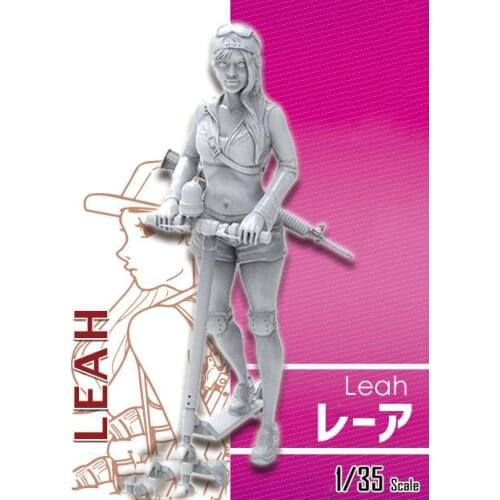 1/35 Scale Resin Figure Kit Scooter girl
