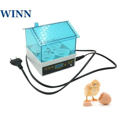 WINN Mini 4 Eggs Incubator Digital LED display Chicken Duck Hatcher breeder Eggs Hatching Machine kids' Gift Teaching aid