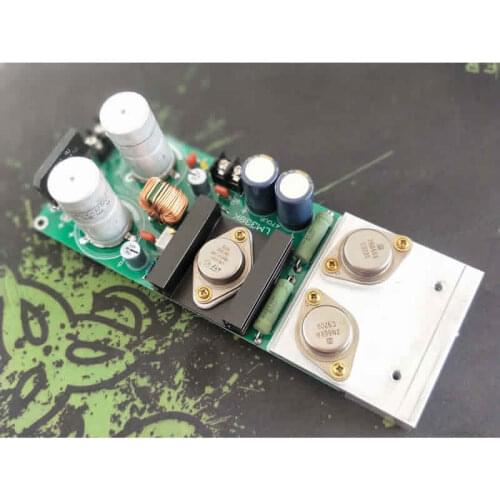 Based on the national half lm338k dual triode expansion of large current, fever linear power board