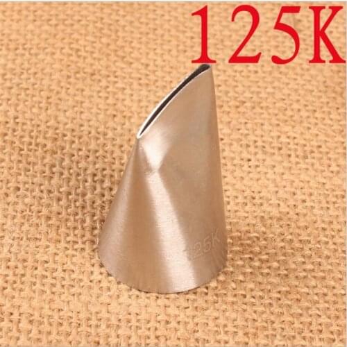 #125K Stainless Steel Rose Petal Flower Piping Nozzle Tip Cup Cake Decorating Pastry Nozzles For Cream
