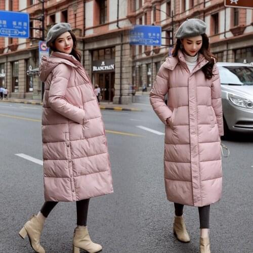 New Plus size jackets 2019 Fashion Women Winter Coat Long Slim Thicken Warm Jacket down Padded Jacket Outwear Parkas