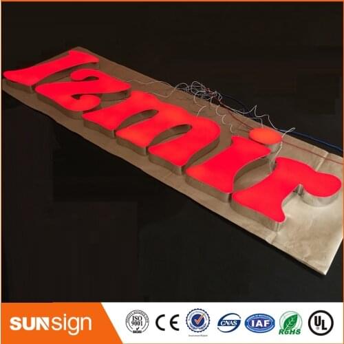 New Arrival! 3D Acrylic LED Letters sign Outdoor customized Advertising Business open sign