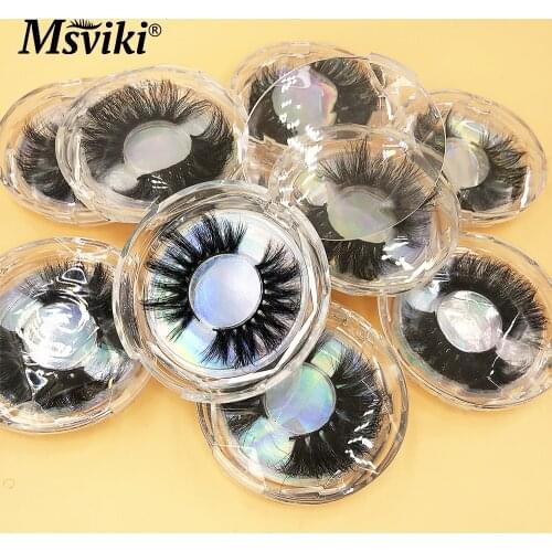 25 MM Mink Eyelashes Makeup Wholesale Thick Fluffy 8D False Lash Vendor Dramatic Natural 3D 5D Lashes In Bulk Tools Eyelash