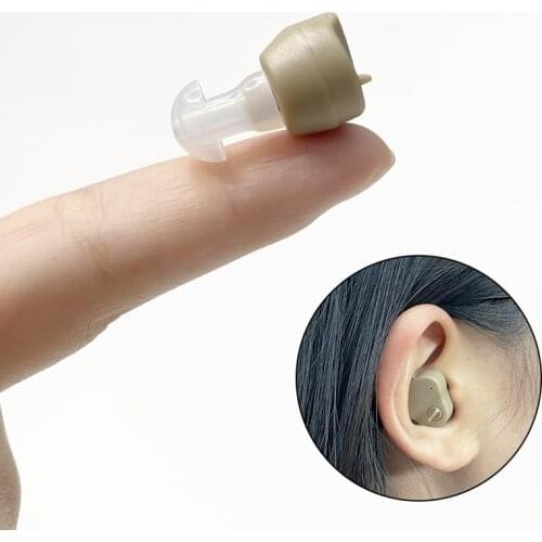 2021 Mini Hearing Aid Rechargeable Hearing Amplifier Sound Amplifier Invisible Hearing Aids Super Ear Hearing Aid For Elderly