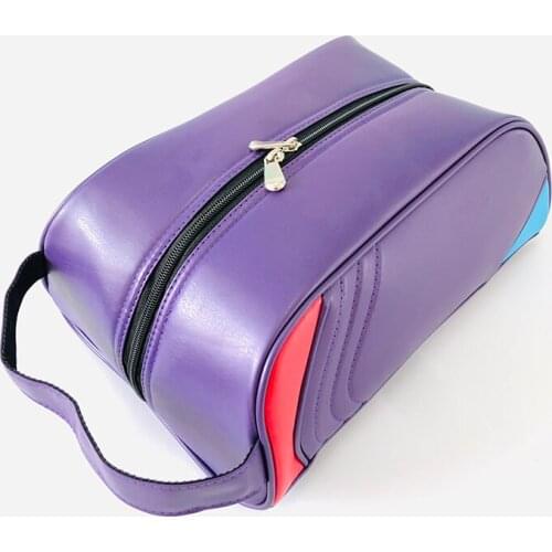 Golf shoe bag PU leather strong portable design, waterproof, dustproof, moisture-proof, color 089, sports shoe bag