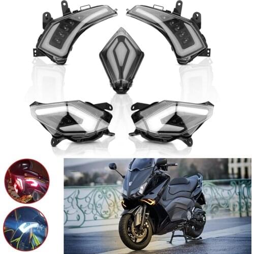 LED Turn Signal Light For TMAX 530 TMAX530 T-MAX530 2012 2013 2014 2015 2016 Front Rear Tail Brake Lamp Taillight Waterproof