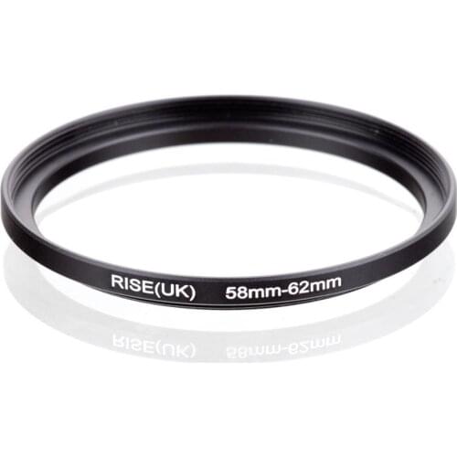 RISE(UK) 58mm-62mm 58-62 mm 58 to 62 Step up Filter Ring Adapter