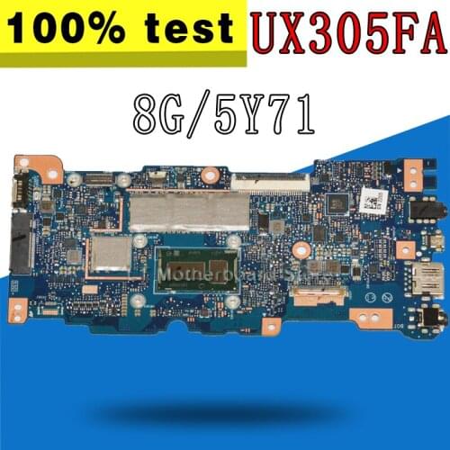 UX305FA Motherboard 8G RAM M-5Y71 For Asus UX305 UX305FA Laptop Motherboard UX305FA Mainboard UX305FA Motherboard test 100% ok