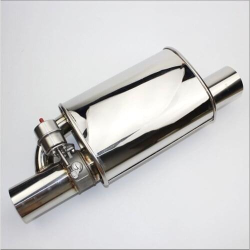 2.5" Exhaust System Stainless Steel Electric Exhaust CutOut Valve With Electronic Remote Control Switch Muffler exhaust pipe