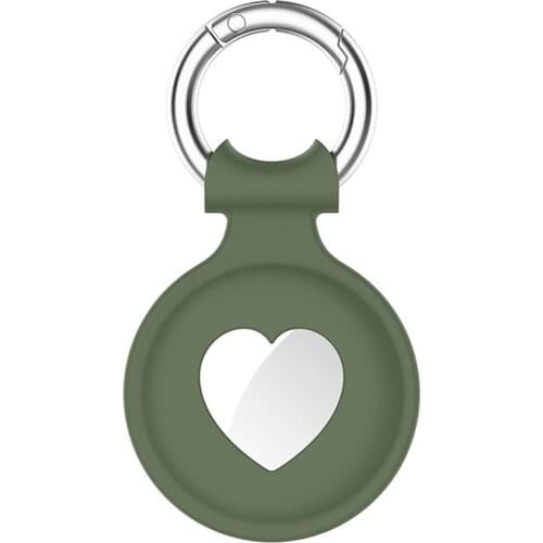 For Apple Airtag Locator Love Style Protective Case Silicone Shell Cover Sleeve With Spring Buckle