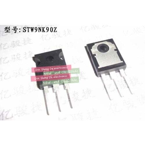 100%new imported original STW9NK90Z STW9NK90 W9NK90Z TO-247 N-Channel MOS 9A 900V