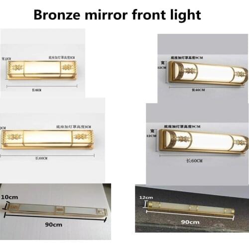 2021 New LED Mirror Light 3000K 6000K 8W 10W 12W Indoor Wall Light Bathroom Cabinet Lights Vanity Lighting home decorations