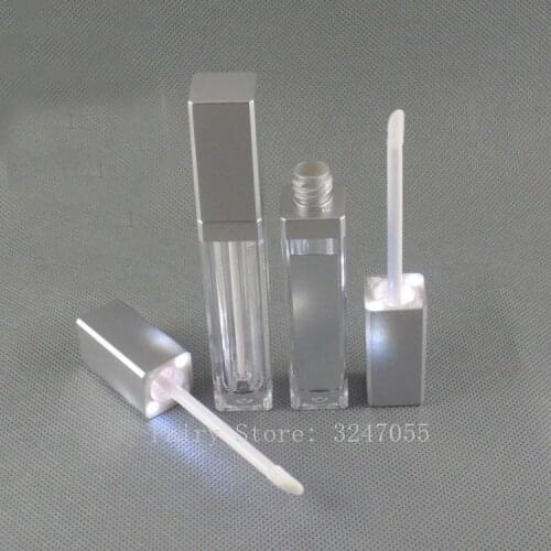 30pcs 8ml LED Acrylic Lipgloss Tube Silver Lip Glaze Tube With Mirror Acrylic Lip Gloss Tube With LED Light Lipgloss Packaging