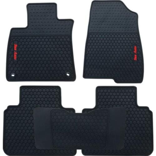 Car Rubber Mats Floor Mats Feet Pads Rugs For Accord 10th Generation 2017 2018 2019 Left Hand Drive
