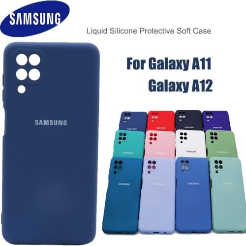 A11 A12 Case For Samsung Galaxy A11 A12 Silky Silicone Cover High Quality Soft-Touch Back Protective Samsung Galaxy A11 A12